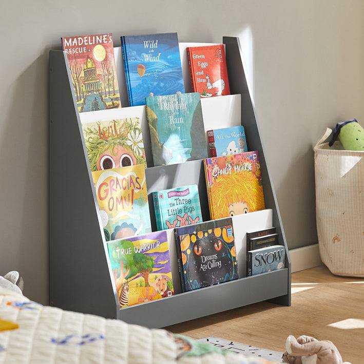Sobuy SoBuy Kinderbücherregal Zeitungsständer Aufbewahrungsregal für Kinder KMB32-HG Sonderangebote
