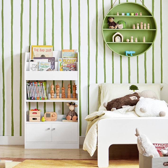 Sobuy SoBuy Kinderbücherregal Standregal Kinderzimmer Aufbewahrungsregal Weiß KMB11-W VIP-Rabatte