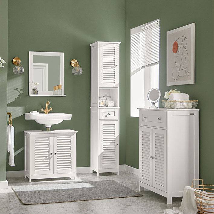 Sobuy SoBuy Badkommode Badzimmerschrank Sideboard Weiß FRG238-W Letzte 3 Tage