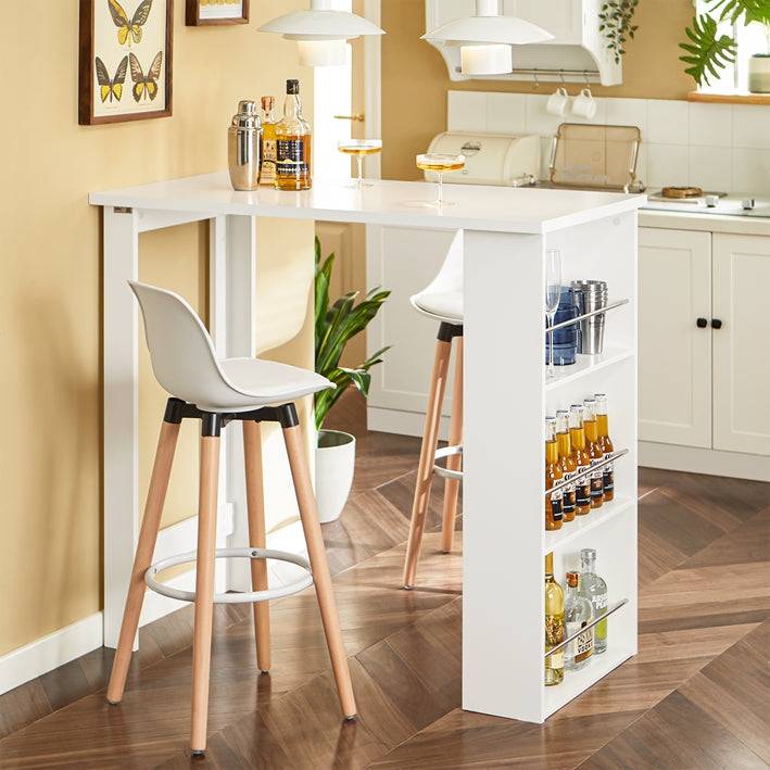 Sobuy SoBuy Bartisch Stehtisch Küchentisch Weiß FWT17-W Neueste Stile