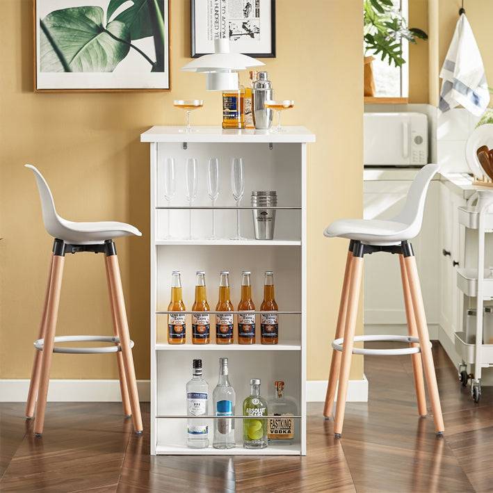 Sobuy SoBuy Bartisch Stehtisch Küchentisch Weiß FWT17-W Neueste Stile