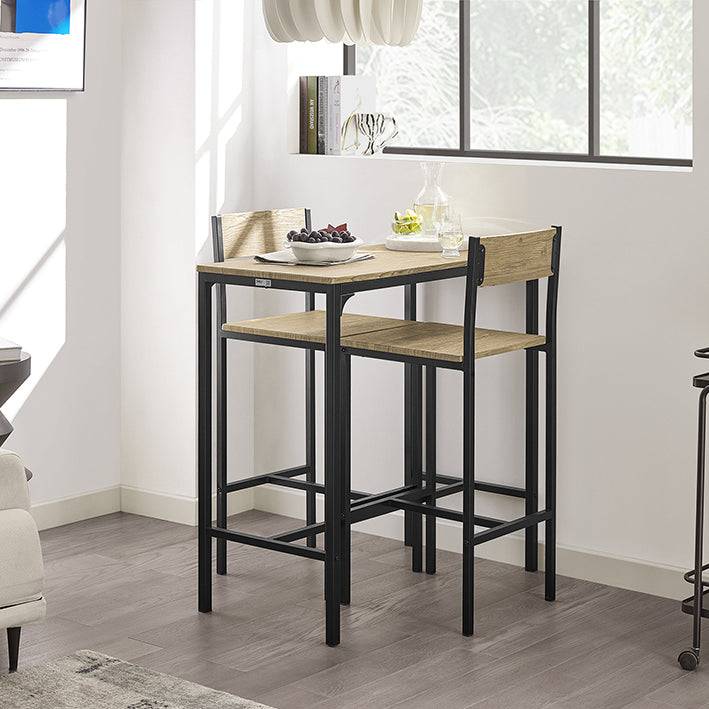 Sobuy SoBuy Bartisch mit 2 Hockern Bartisch set 3-teilig OGT03-N Nur noch ein Tag übrig