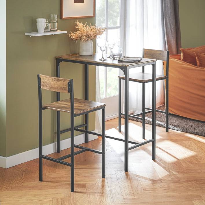 Sobuy SoBuy Bartisch mit 2 Hockern Bartisch set 3-teilig OGT03-XL Clearance-Verkauf