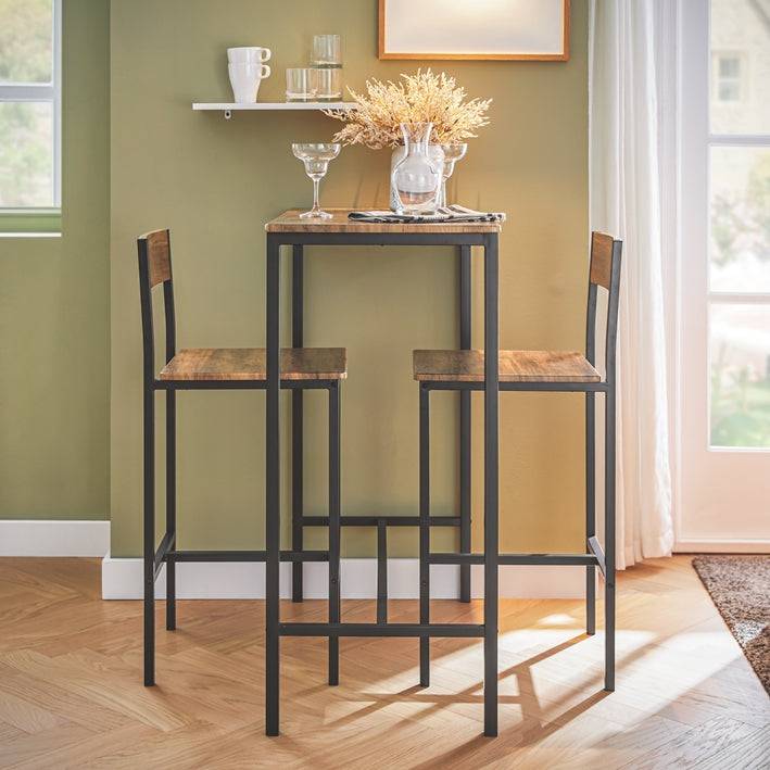 Sobuy SoBuy Bartisch mit 2 Hockern Bartisch set 3-teilig OGT03-XL Clearance-Verkauf