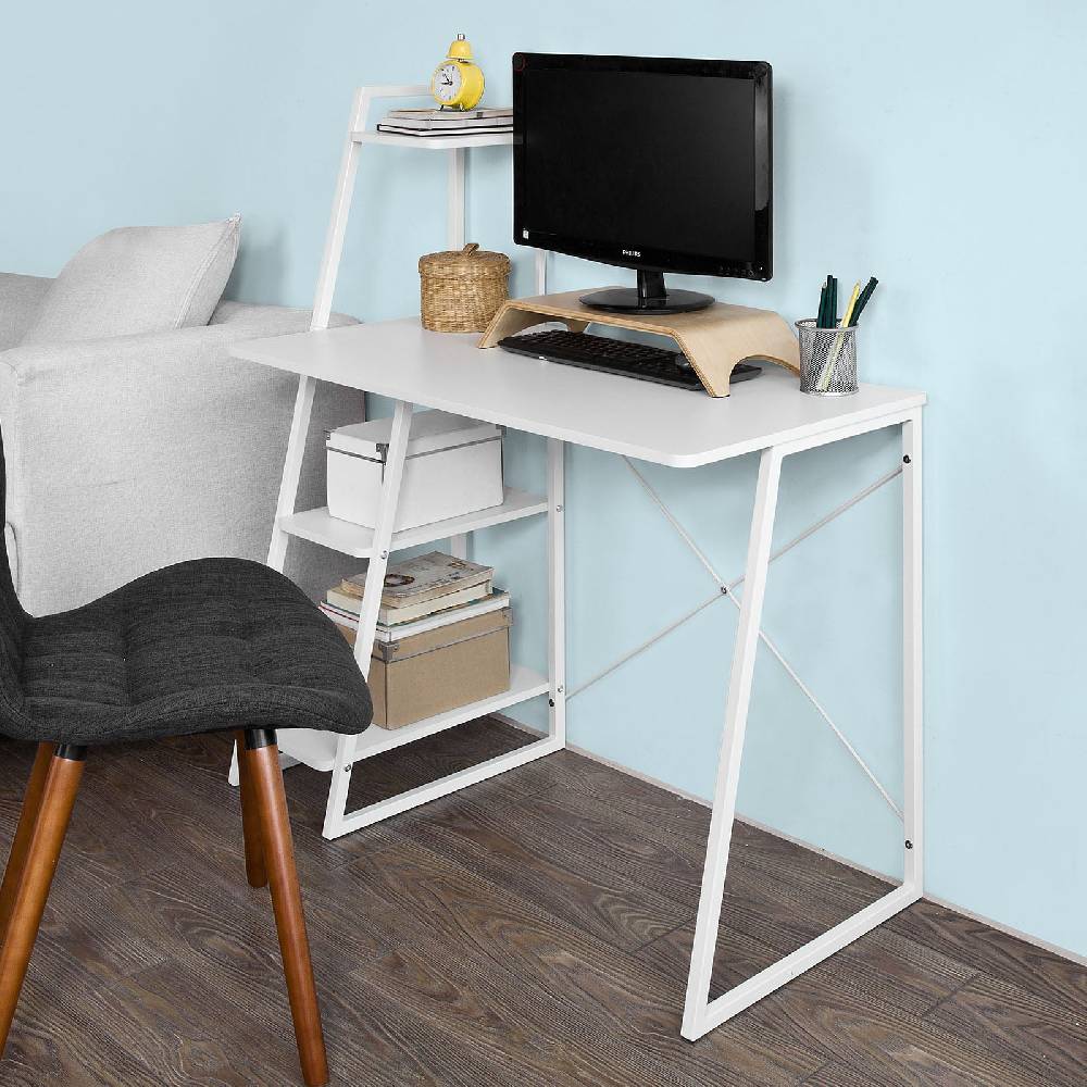 Sobuy SoBuy Schreibtisch Schreibtisch mit Regal Schreibtisch Kinder FWT29-W Outlet