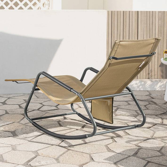 Sobuy SoBuy Gartenliege Sonnenliege Schaukelliege mit Seitentasche OGS47-KA Begrenztes Angebot