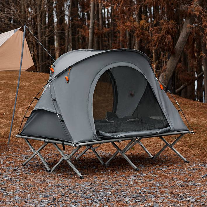 Sobuy SoBuy 4in1-Zelt Feldbett Campingliege Schlafsack OGS60-L-HG
