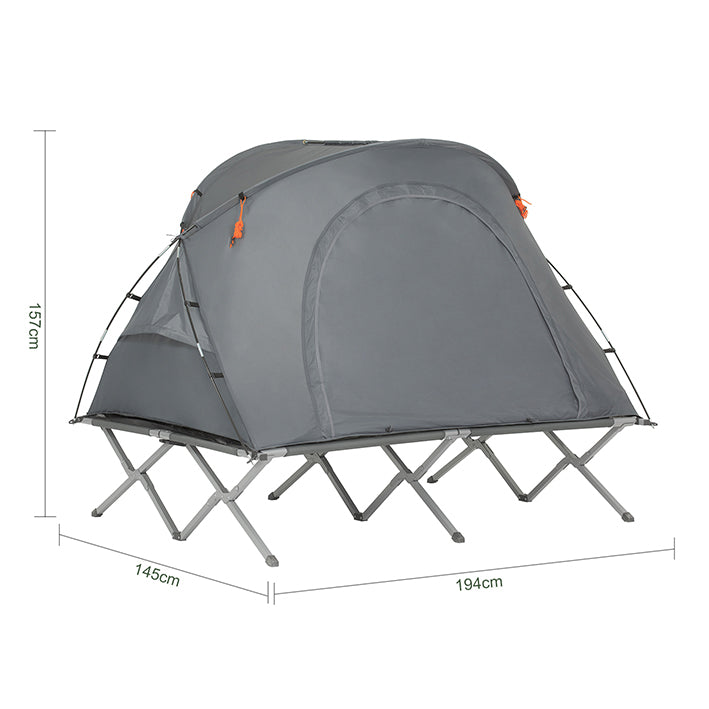 Sobuy SoBuy 4in1-Zelt Feldbett Campingliege Schlafsack OGS60-L-HG Exklusivangebot