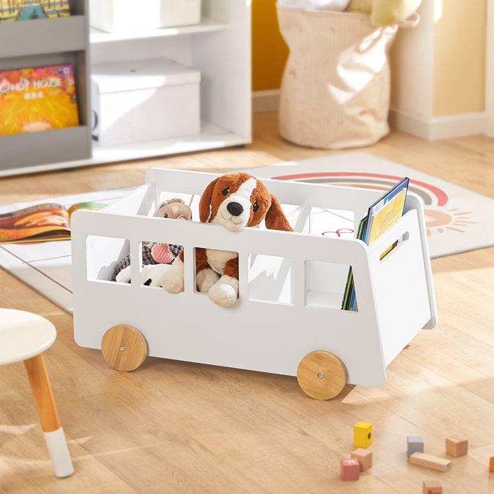 Sobuy SoBuy Kinderregal Spielzeugregal Aufbewahrungsregal für Kinder KMB41-W Saisonale Angebote