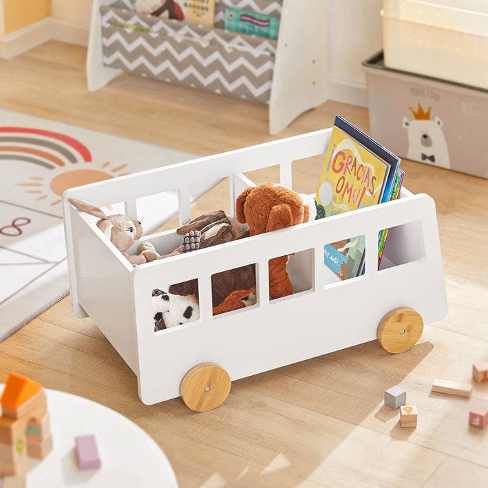 Sobuy SoBuy Kinderregal Spielzeugregal Aufbewahrungsregal für Kinder KMB41-W Saisonale Angebote