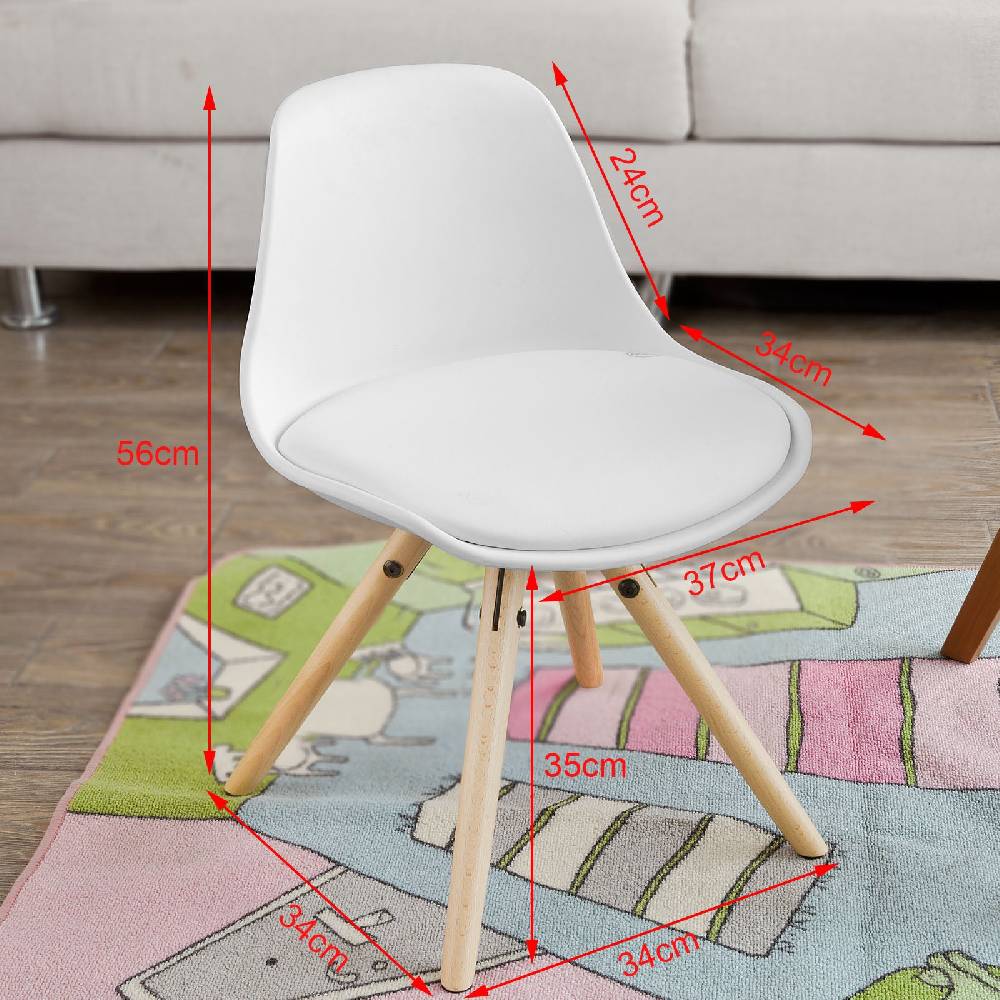 Sobuy SoBuy Kinderstuhl Sitzhöhe 35cm Stühlchen Weiß FST46-W Kauf eins, bekomm eins gratis