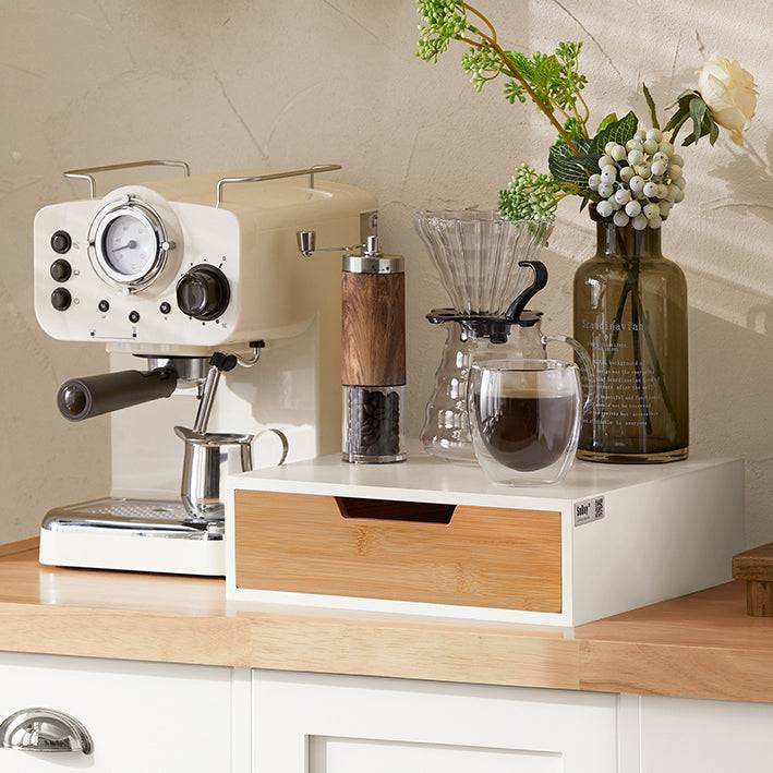 Sobuy B-Ware Kaffeekapsel Box Aufbewahrungsbox Schubladenbox Bambus FRG179-WN-bwaren VIP-Rabatte