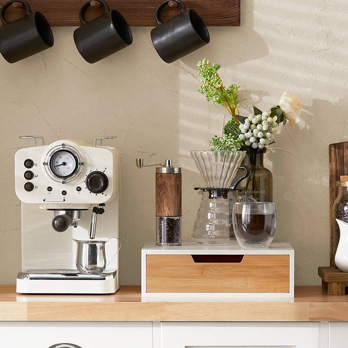 Sobuy B-Ware Kaffeekapsel Box Aufbewahrungsbox Schubladenbox Bambus FRG179-WN-bwaren VIP-Rabatte