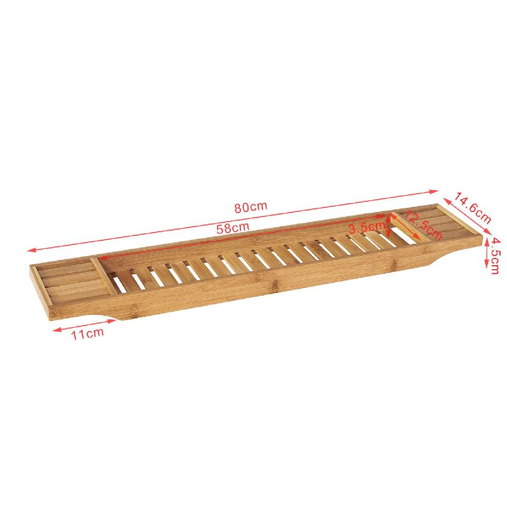 Sobuy B-ware 80cm Lang Badewannenablage Badewannenbrett Bambus FRG212-N-bwaren Letzte 3 Tage