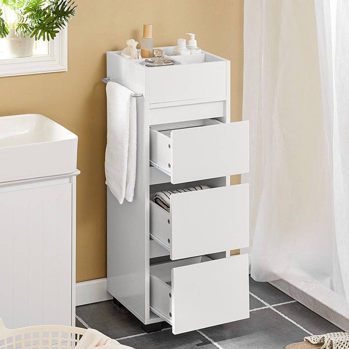 Sobuy SoBuy Badezimmerschrank Badkommode Midischrank BZR29-W Bis zu 50% Rabatt