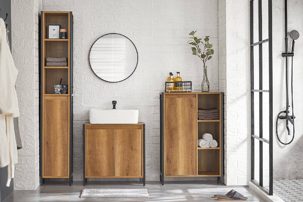 Sobuy SoBuy Waschbeckenunterschrank Badezimmerschrank Waschtisch BZR63-PF Nur für heute
