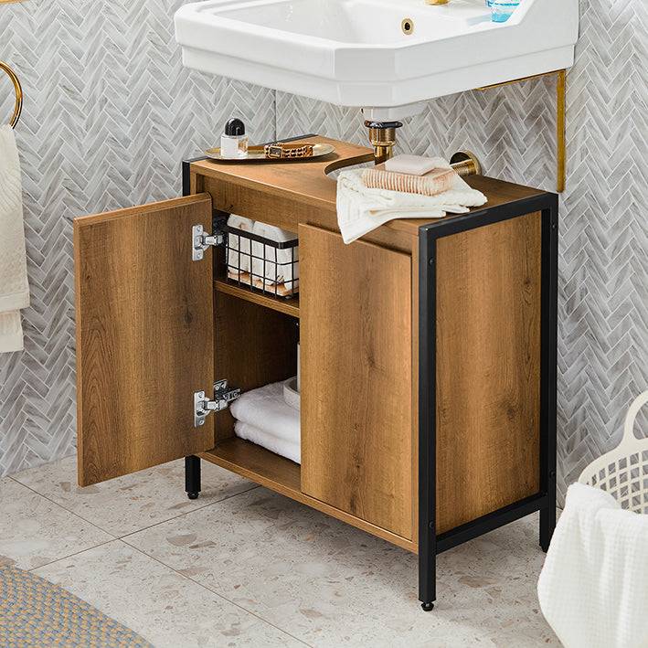 Sobuy SoBuy Waschbeckenunterschrank Badezimmerschrank Waschtisch BZR63-PF Nur für heute