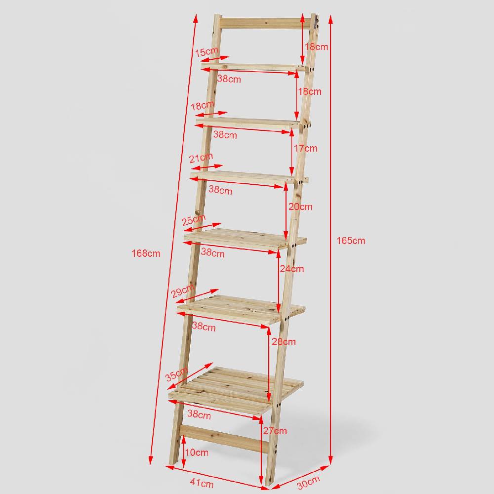 Sobuy SoBuy Leiterregal holz Treppenregal Badregal FRG161-N Sonderangebot der Fabrik