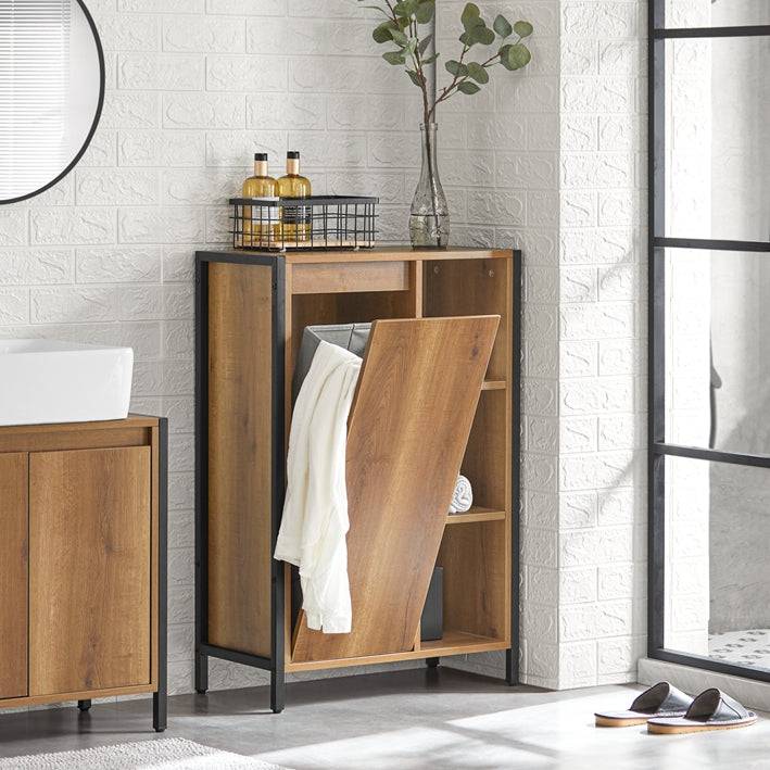 Sobuy SoBuy Wäscheschrank mit Wäschesäcken Wäschesammler Wäschekorb BZR65-PF Clearance-Verkauf