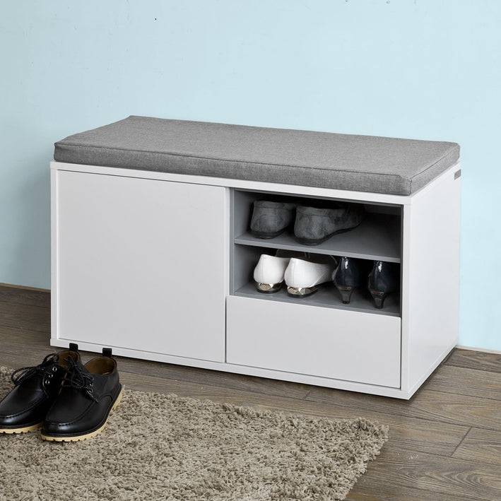 Sobuy SoBuy Garderobenbank Sitzbank mit stauraum Schuhbank Weiß FSR37-W Rabatte dieses Monats