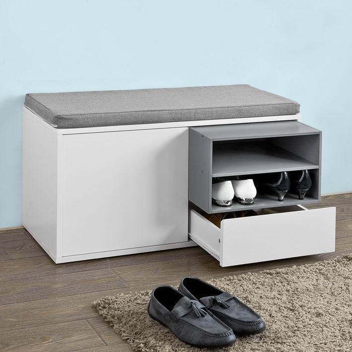 Sobuy SoBuy Garderobenbank Sitzbank mit stauraum Schuhbank Weiß FSR37-W Rabatte dieses Monats