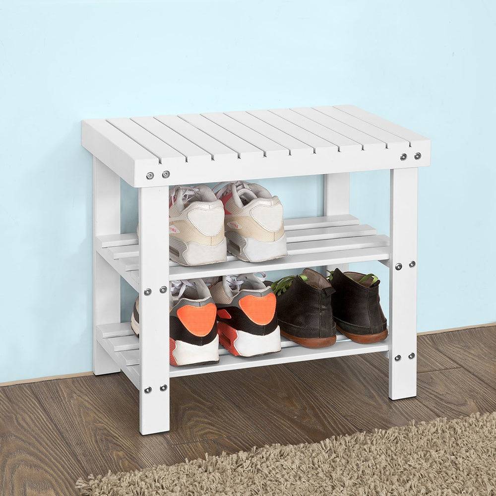 Sobuy SoBuy Schuhregal Sitzbank schmal Breit 50cm Weiß FSR02-K-W im Angebot