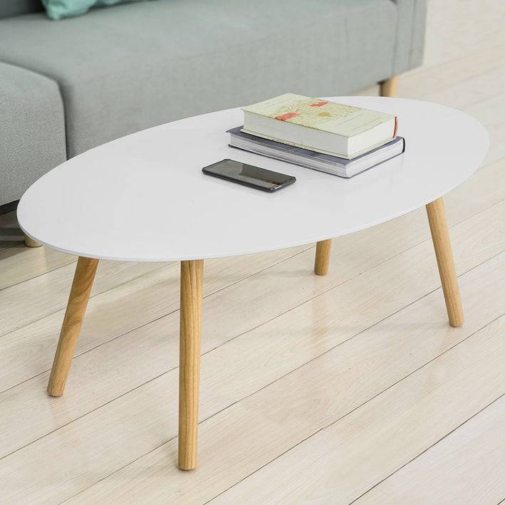Sobuy SoBuy Sofatisch Holz Salontisch Couchtisch Weiß FBT61-W Fabrikpreis