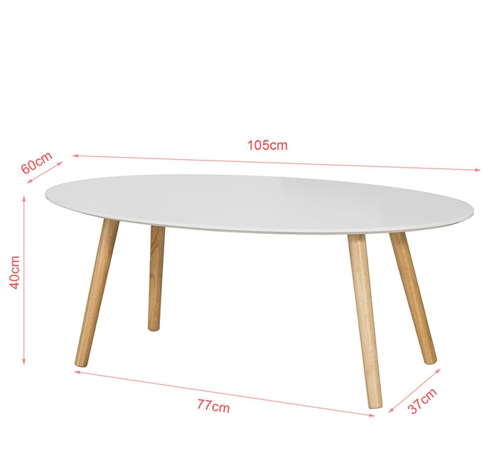 Sobuy SoBuy Sofatisch Holz Salontisch Couchtisch Weiß FBT61-W Fabrikpreis