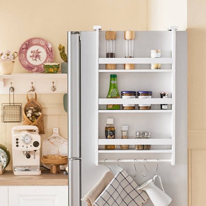Sobuy SoBuy Küchenregal Weiß Gewürzregal mit 3 Ablagen Hängeregal für Kühlschrank FRG150-W Große Rabatte