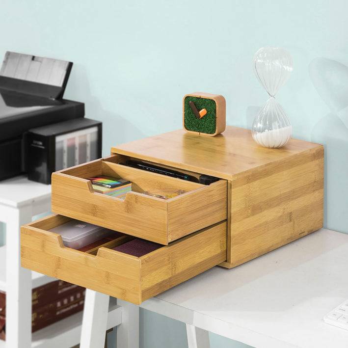 Sobuy SoBuy Kaffeekapsel Box Aufbewahrungsbox Schubladenbox Bambus FRG82-N Letzte 3 Tage