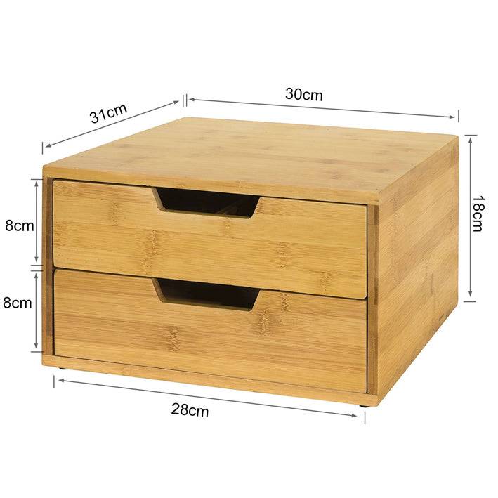 Sobuy SoBuy Kaffeekapsel Box Aufbewahrungsbox Schubladenbox Bambus FRG82-N Letzte 3 Tage