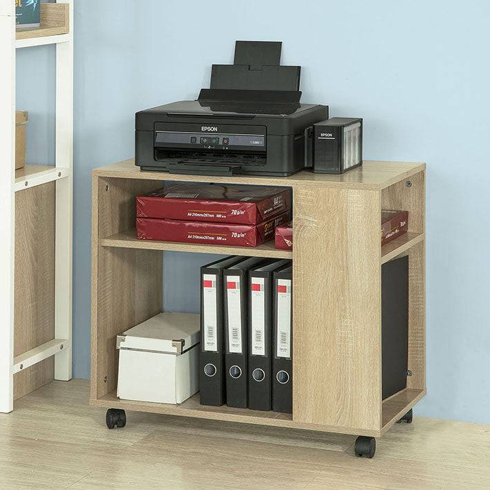 Sobuy SoBuy Beistelltisch mit Rollen Druckertisch Couchtisch Holz FBT34-N Schlussverkauf