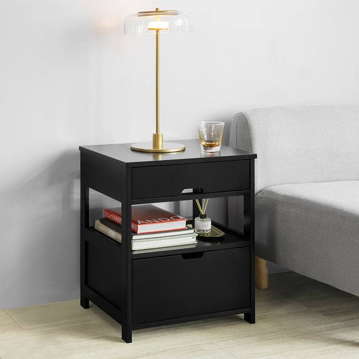 Sobuy SoBuy Nachttisch Nachtschrank Beistelltisch Schwarz FRG258-SCH Meist gekauft