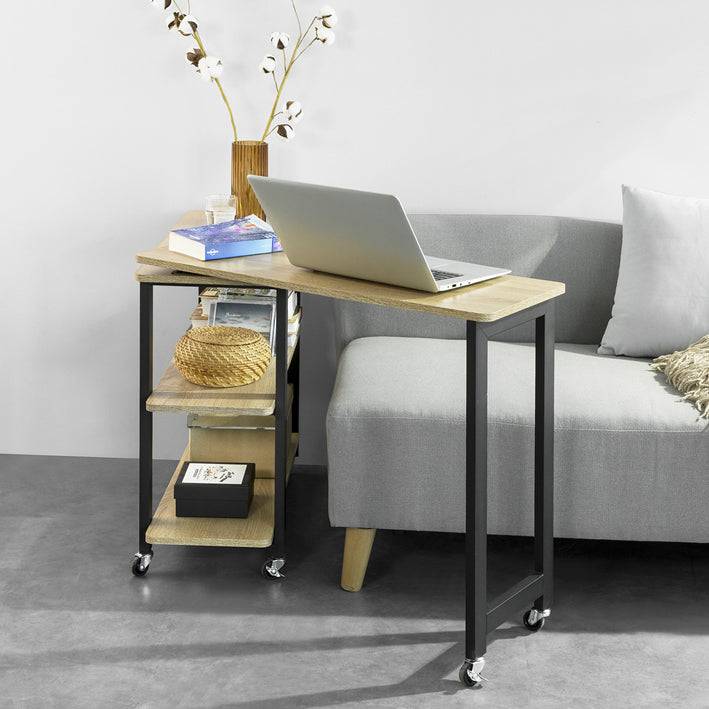 Sobuy SoBuy L-förmiger Beistelltisch Couchtisch Eckschreibtisch Industrie-Design FWT83-N Versandkostenfrei
