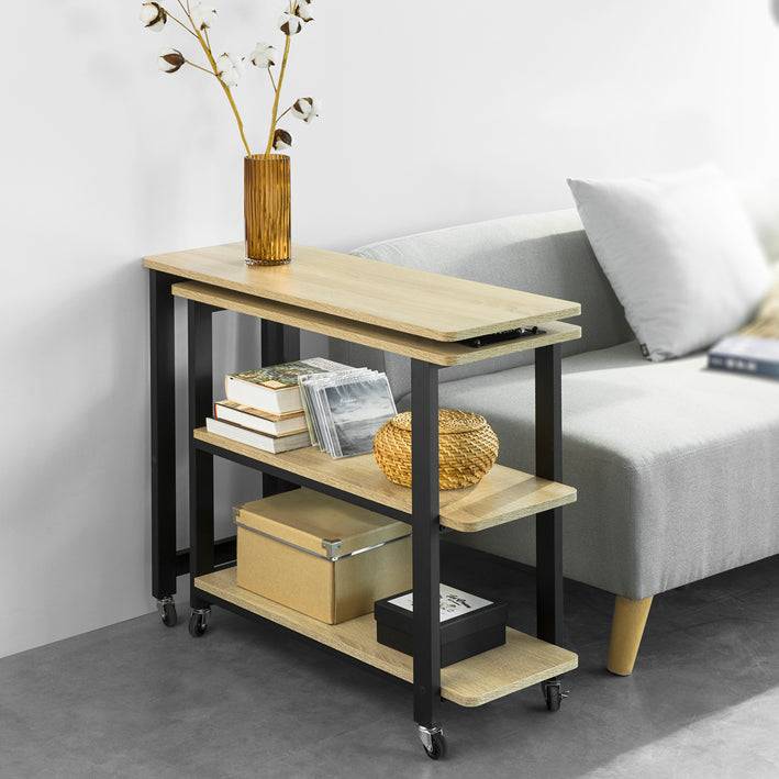 Sobuy SoBuy L-förmiger Beistelltisch Couchtisch Eckschreibtisch Industrie-Design FWT83-N Versandkostenfrei