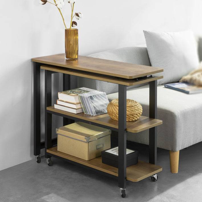 Sobuy SoBuy L-förmiger Beistelltisch Couchtisch Eckschreibtisch Industrie-Design FWT83-PF Flash Sale