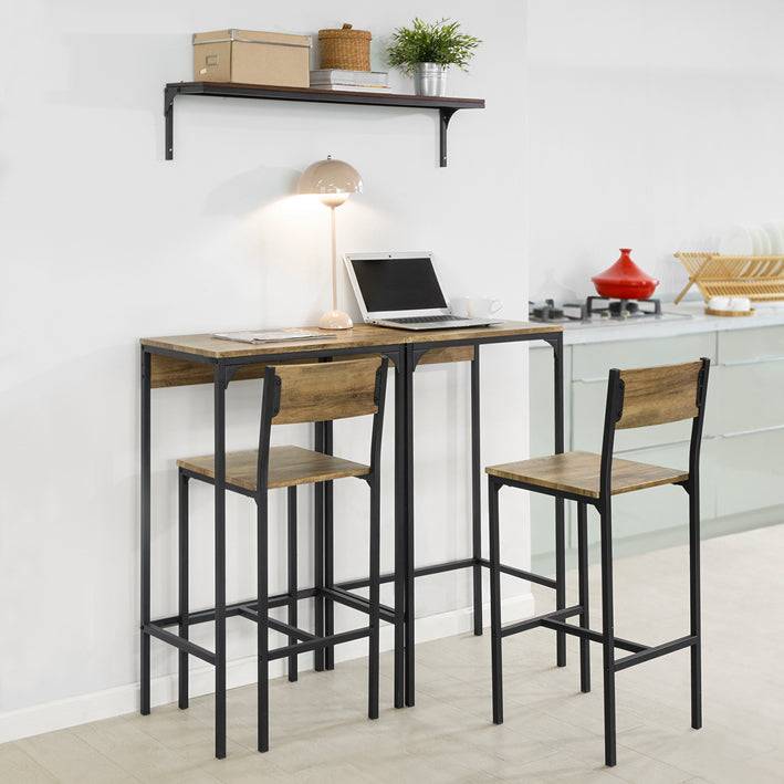 Sobuy SoBuy Bartisch mit 2 Hockern Bartisch set 4-teilig OGT42-F Tägliche Deals