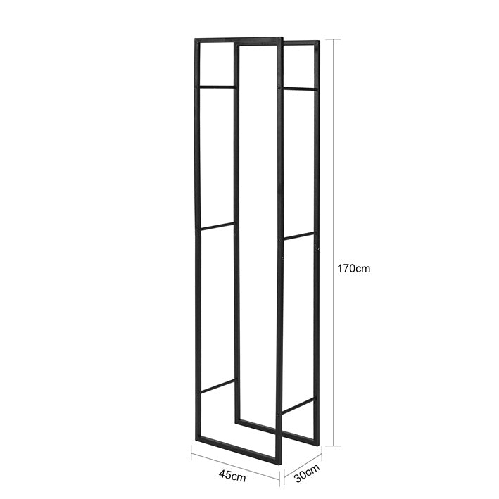 Sobuy SoBuy Kaminholzregal Brennholzregal Kaminholzständer Feuerholzregal SDA03-SCH Sonderangebote