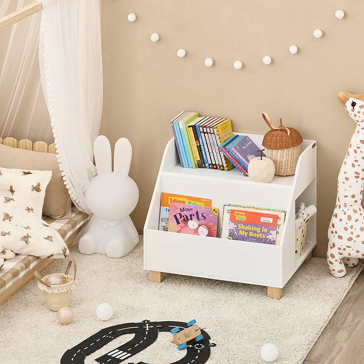 Sobuy SoBuy Kinderregal Spielzeugregal Aufbewahrungsregal für Kinder KMB54-W Letzter Tag