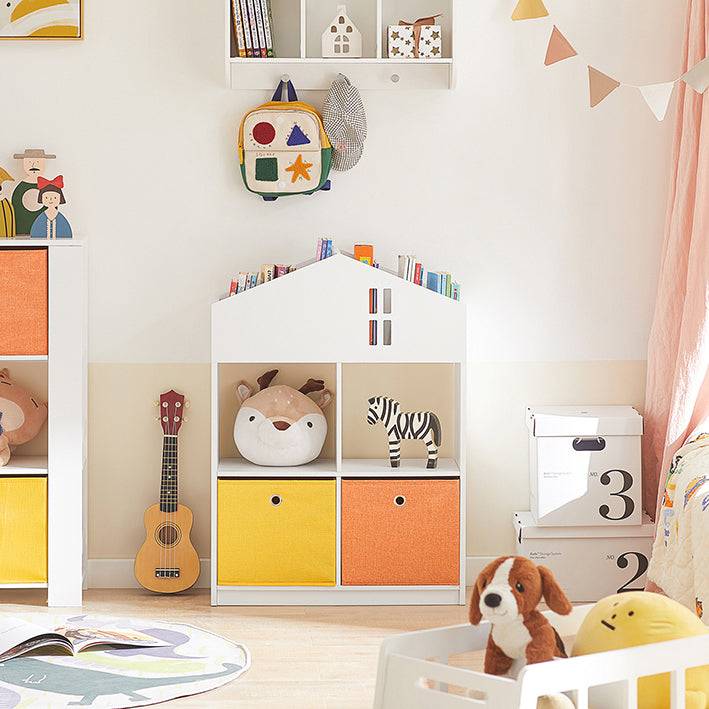 Sobuy SoBuy Kinderregal Bücherregal Aufbewahrungsregal für Kinder KMB49-W Sonderangebot der Fabrik