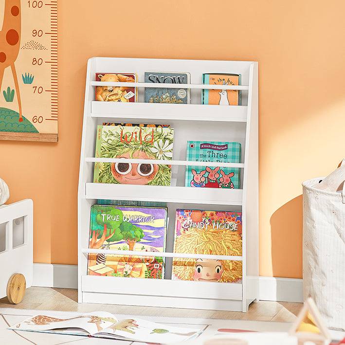 Sobuy SoBuy Kinderregal Wandregal Aufbewahrungsregal für Kinder KMB45-W Nur noch ein Tag übrig
