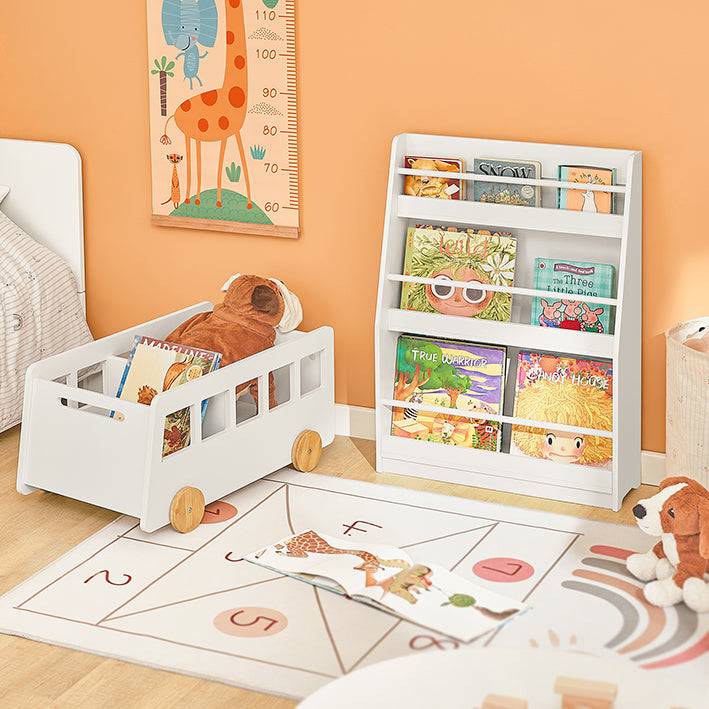 Sobuy SoBuy Kinderregal Wandregal Aufbewahrungsregal für Kinder KMB45-W Nur noch ein Tag übrig