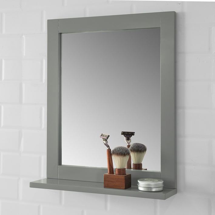Sobuy SoBuy Badspiegel mit Ablage Wandspiegel Spiegel stahlgrau FRG129-SG Black Friday Preise