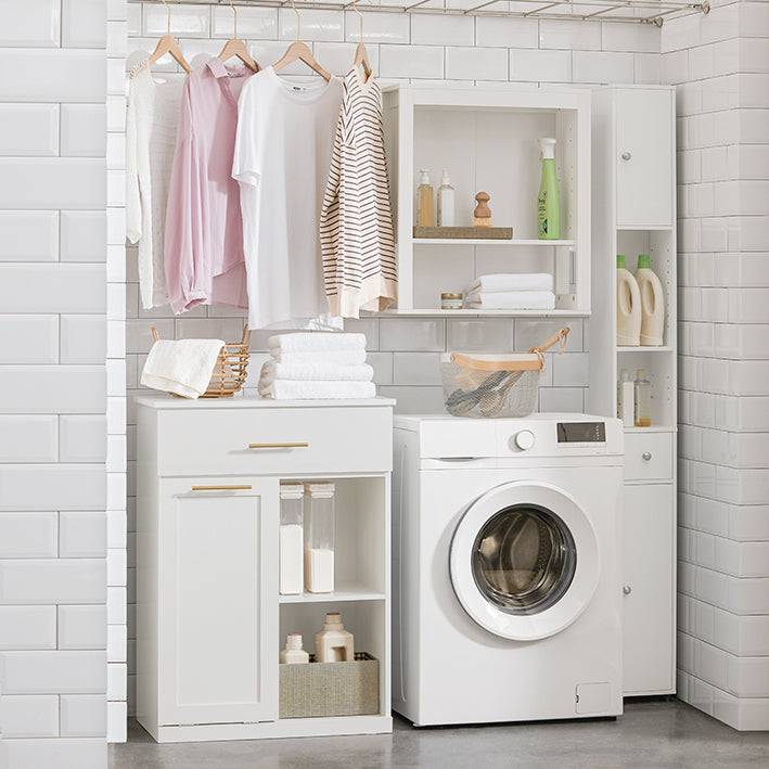 Sobuy SoBuy Wäscheschrank Wäschesammler Badschrank Weiß BZR66-W Günstiger Verkauf