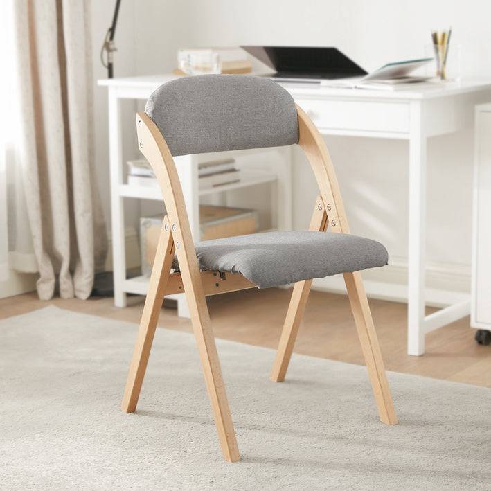 Sobuy SoBuy Klappstuhl Küchenstuhl l Schreibtischstuhl Hellgrau FST92-N Osterangebot