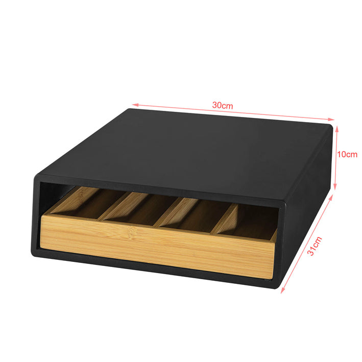 Sobuy SoBuy Kaffeekapsel Box Kapselspender Schubladenbox Schwarz FRG280-SCH Neueste Mode