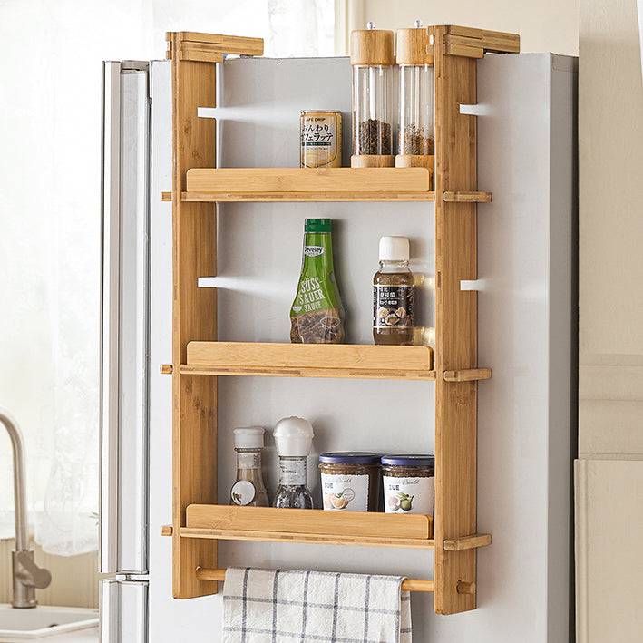 Sobuy SoBuy Küchenregal Gewürzregal verstellbar Hängeregal für Kühlschrank Bambus KCR03-N Bestseller