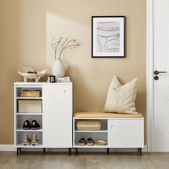 Sobuy SoBuy Schuhschrank Sideboard Flurschrank Kommode Küchenschrank FSB62-W Räumungsverkauf