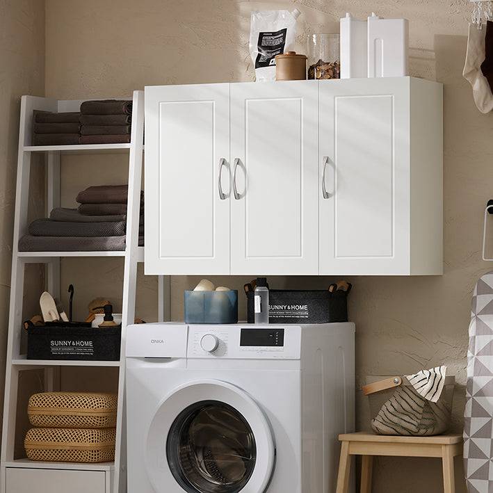 Sobuy SoBuy Hängeschrank mit 2 Türen Badschrank Wandschrank Küchenschrank Weiß FRG231-L-W Bis zu 50% Rabatt