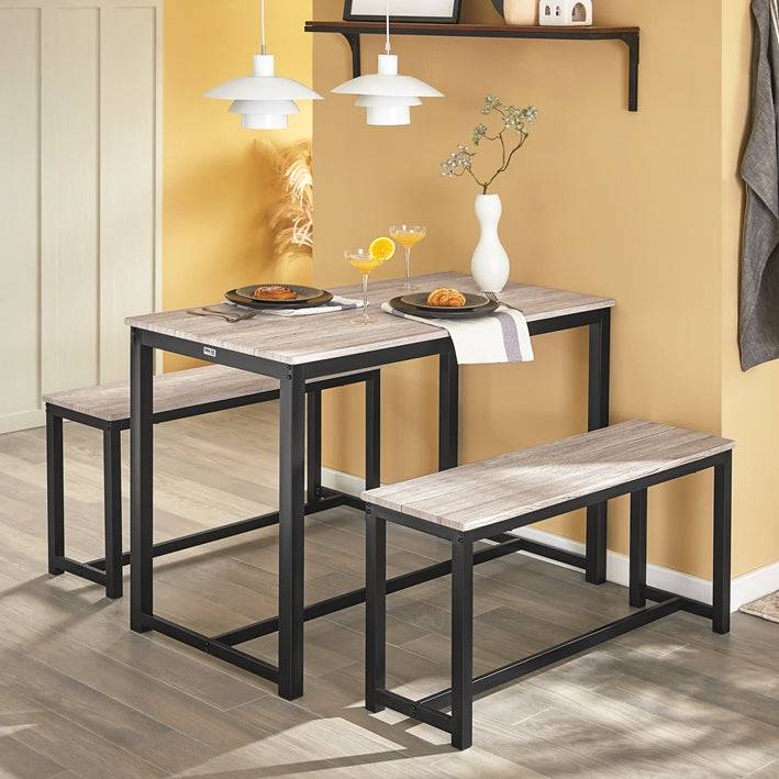 Sobuy SoBuy 3-teilig Essgruppe Sitzgruppe Küchentisch-Set OGT25-HN Bis zu 55% Rabatt